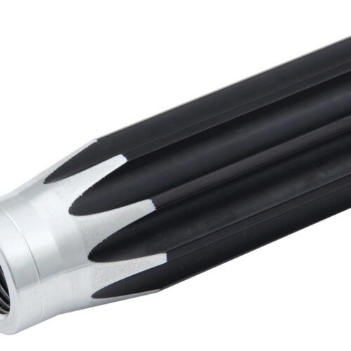 3/8 Aluminum Scalloped Tube 7in