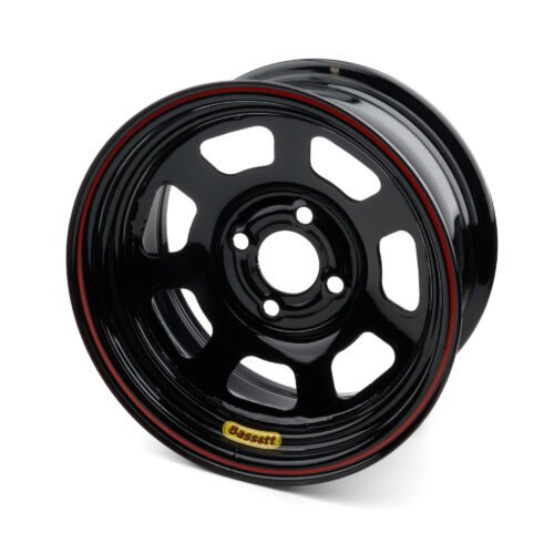 Wheel 14×7 D-Hole 4×4.25in 3.5in BS Black