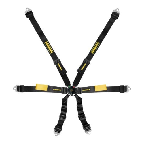 Harness 6pt Enduro Black Shoulder & Lap
