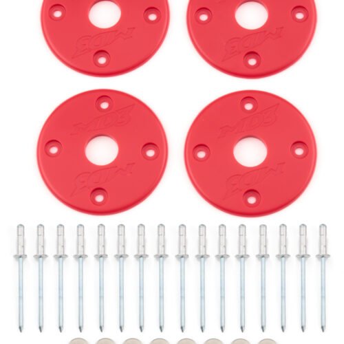 Scuff Plate Plastic Red 4-Pack MD3