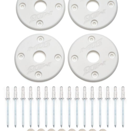 Scuff Plate Plastic White 4-Pack MD3