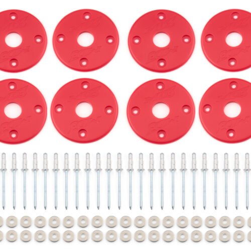 Scuff Plate Plastic Red 12-Pack MD3