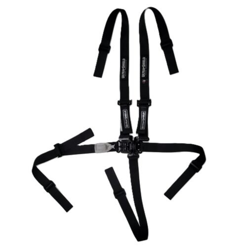 Harness 5PT JR QM 2IN LL Pull Up Adjust Black