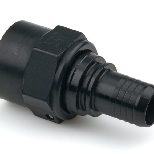 8an Str Race Crimp Hose End Black