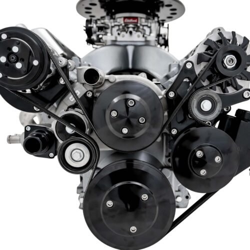 Chevy LS1-LS7 Pro-Track Serpentine Kit Black