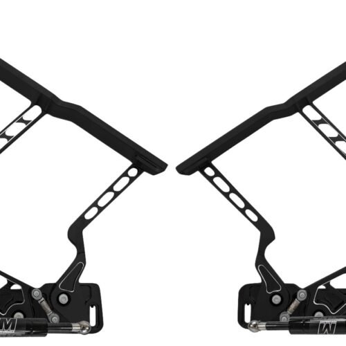 68-72 Chevelle Hood Hinges Black Pair