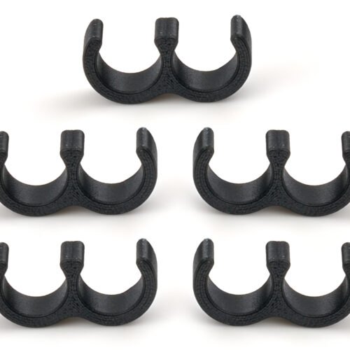Line Clamp Double -6 Fuel Line 5 Pack