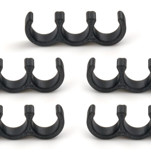 Line Clamp Triple -6 Fuel Line 5 Pack