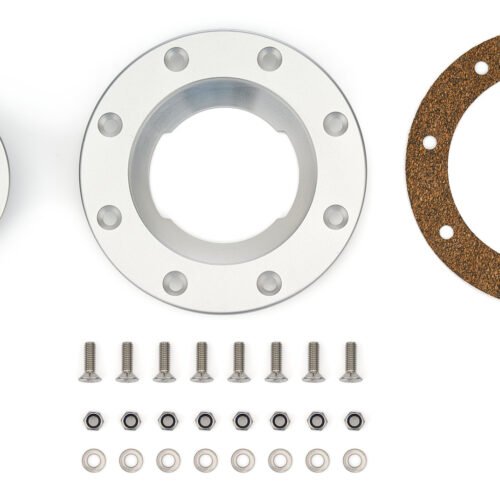 Flush Mount Cap 4in Bolt Circle Aluminum