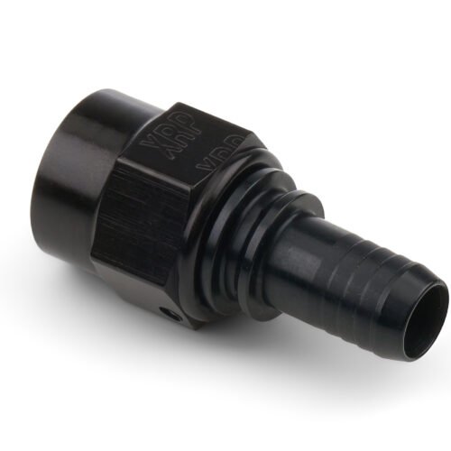 6an Str Race Crimp Hose End Black
